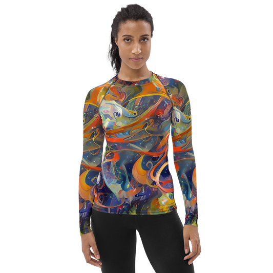 Women's Rash Guard - Spectral Swathe