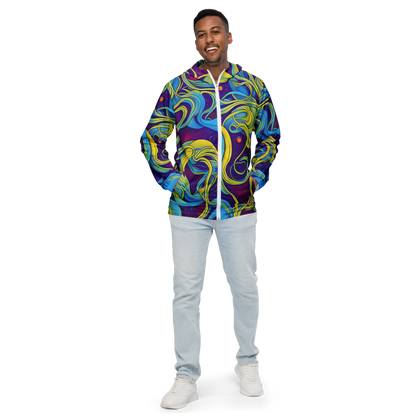 Men's Windbreaker - Stellar Swirls