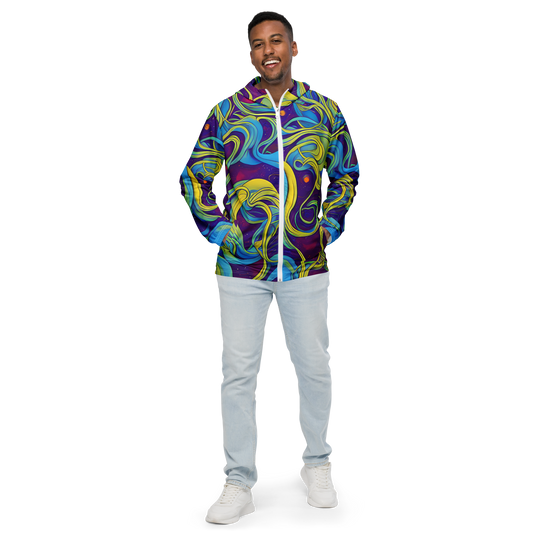 Men's Windbreaker - Stellar Swirls