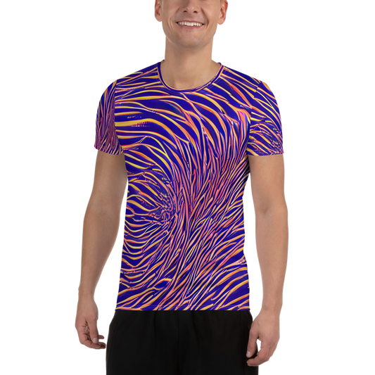 Men's Athletic T-Shirt - Vortex Strands