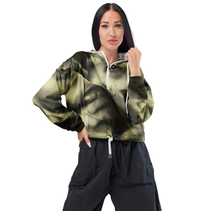 Women's Cropped Windbreaker - Newtonian Whisper