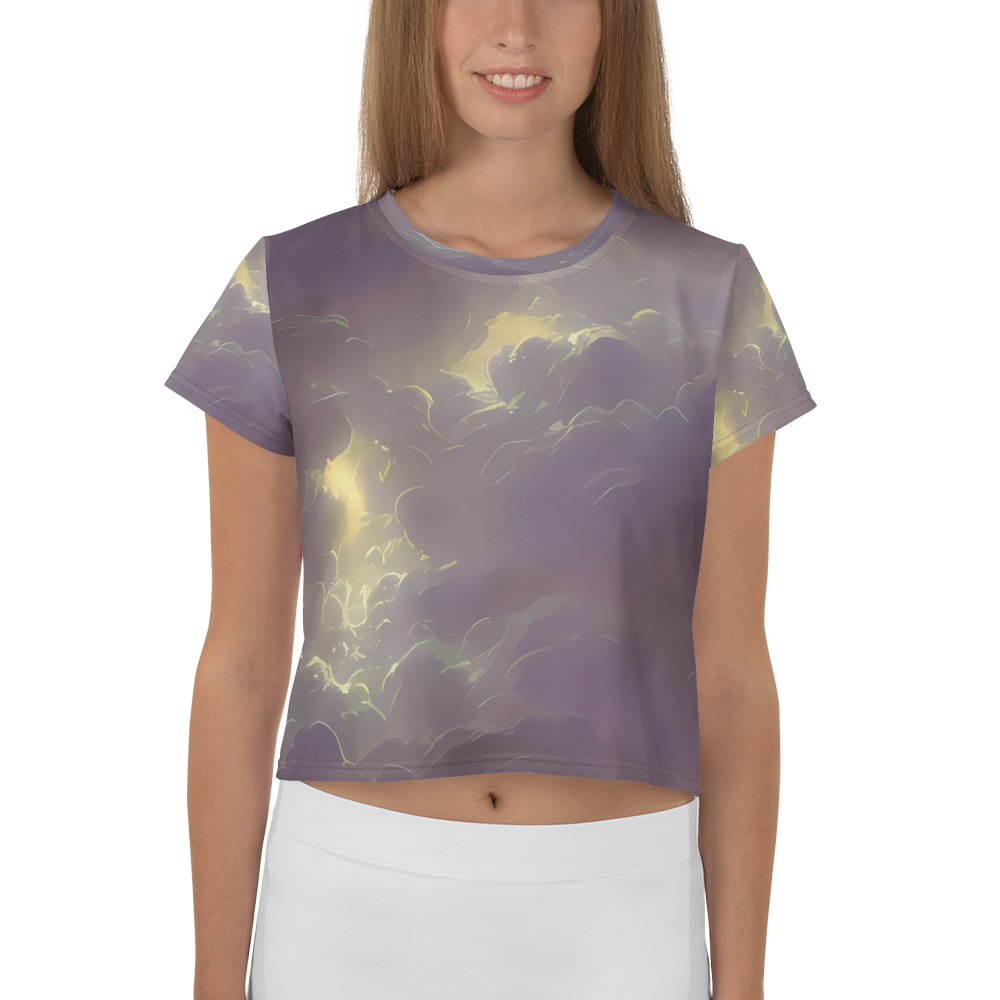 Women's Crop Tee - Stormy Muse