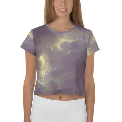 Women's Crop Tee - Stormy Muse