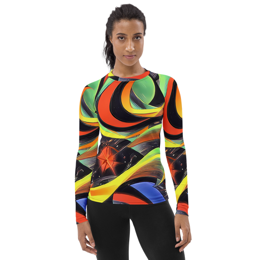 Women's Rash Guard - Tenggren Whirl