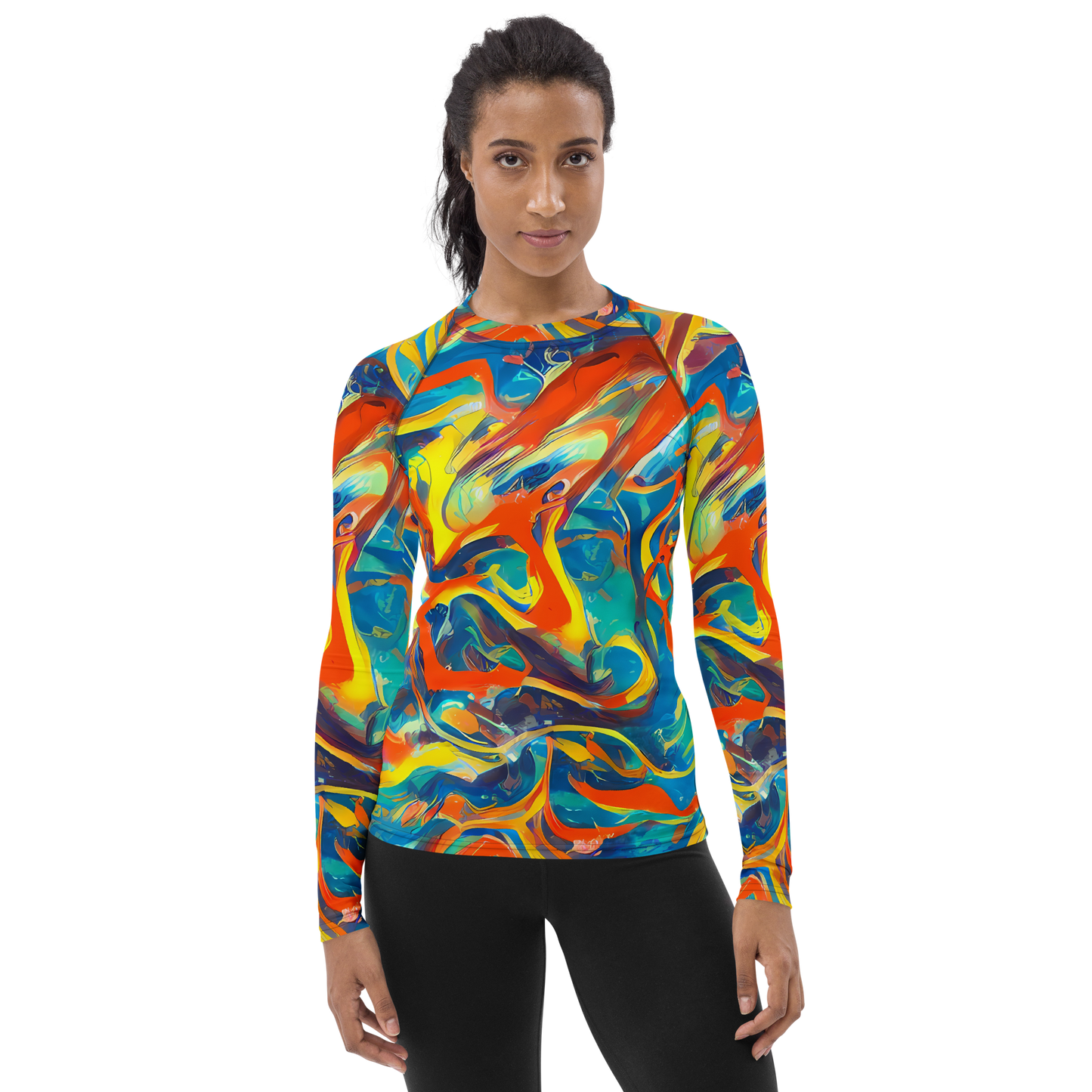 Women's Rash Guard - Chromatic Fusion