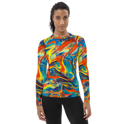 Women's Rash Guard - Chromatic Fusion