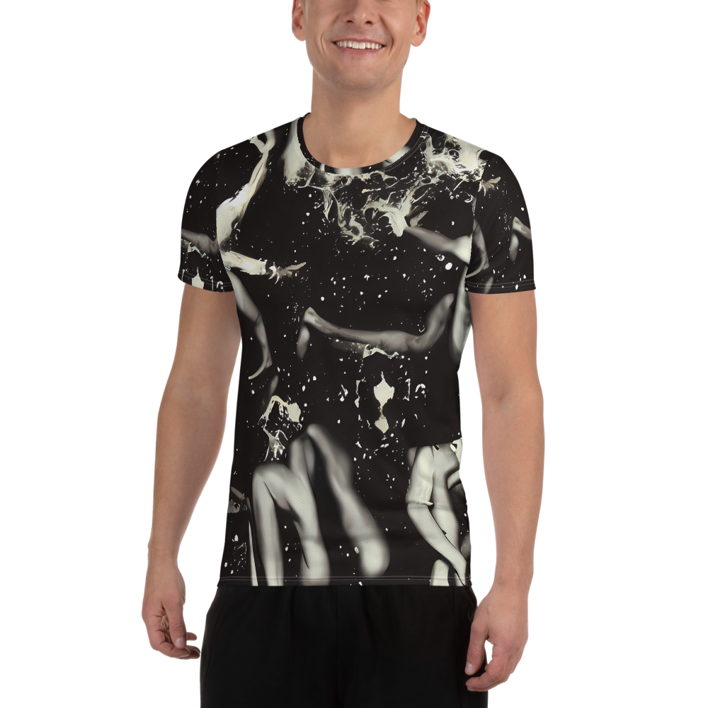 Men's Athletic T-Shirt - Newton's Silhouette