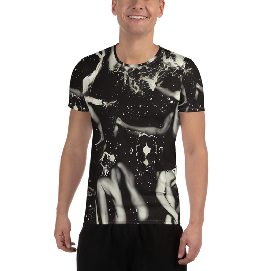 Men's Athletic T-Shirt - Newton's Silhouette