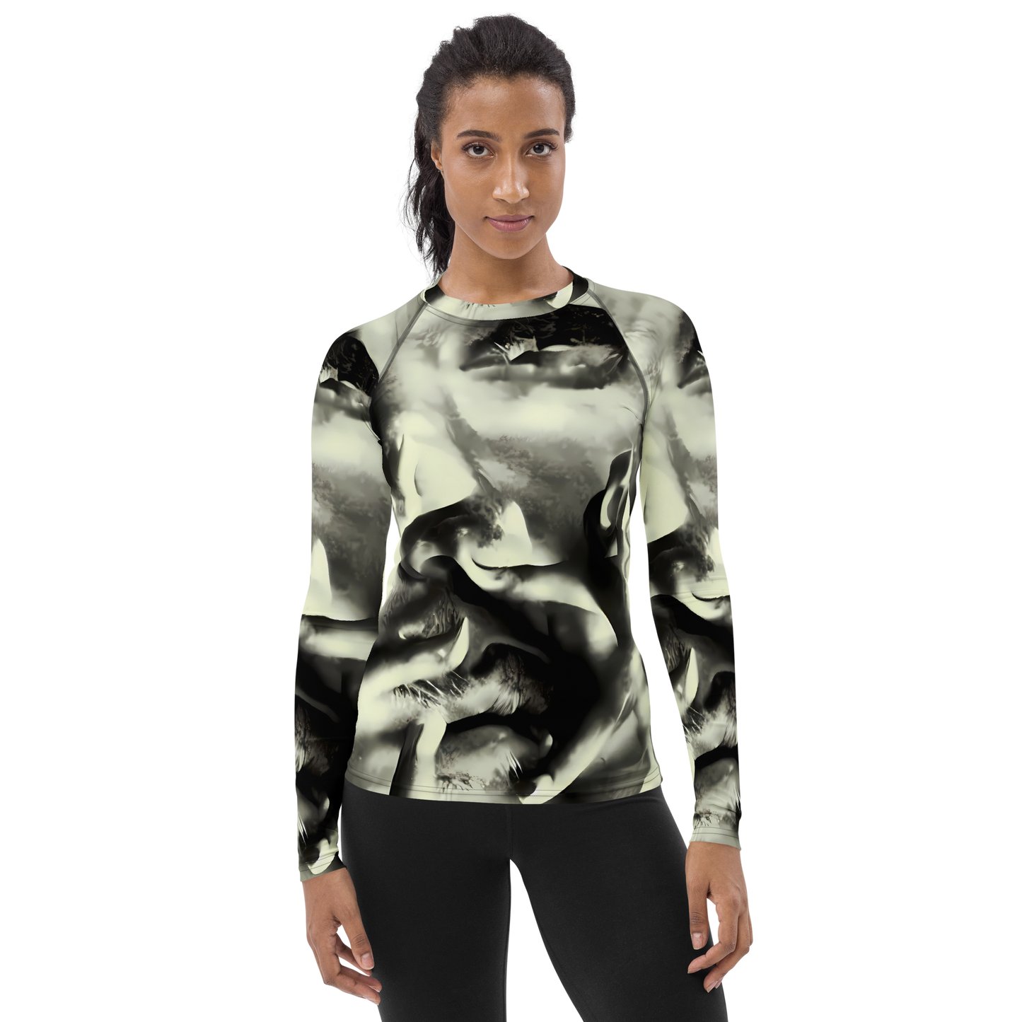 Women's Rash Guard - Shadowed Mystique