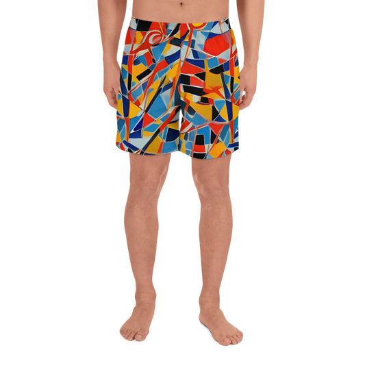 Men's Athletic Shorts - Abstract Mingle