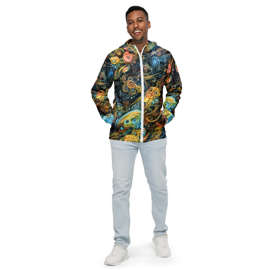 Men's Windbreaker - Wild Cosmos