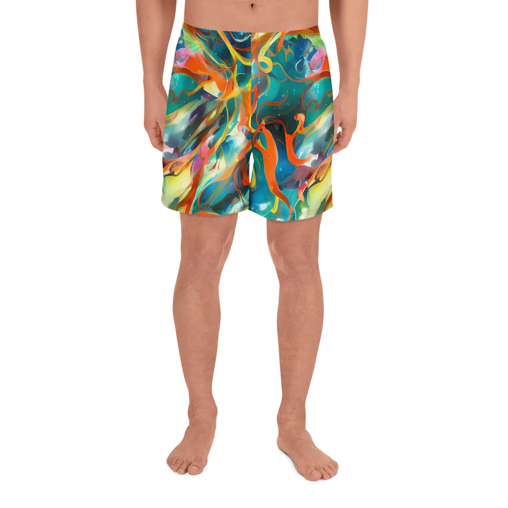 Men's Athletic Shorts - Cecily’S Swirl