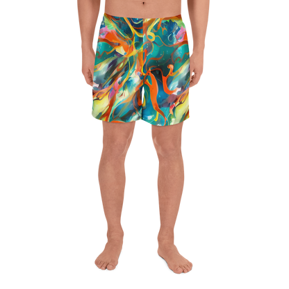 Men's Athletic Shorts - Cecily’S Swirl