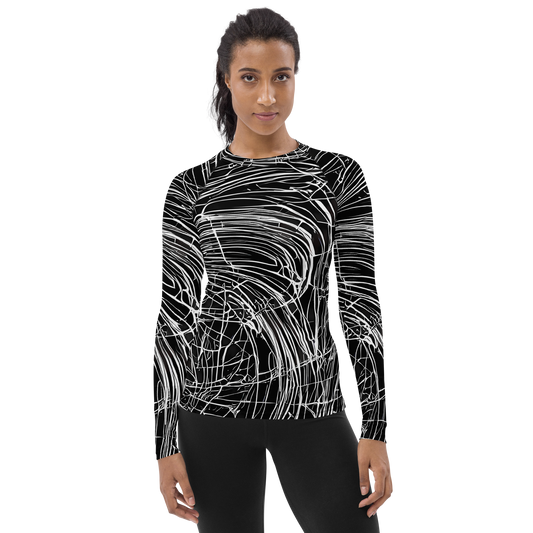 Women's Rash Guard - Biomech Spiral