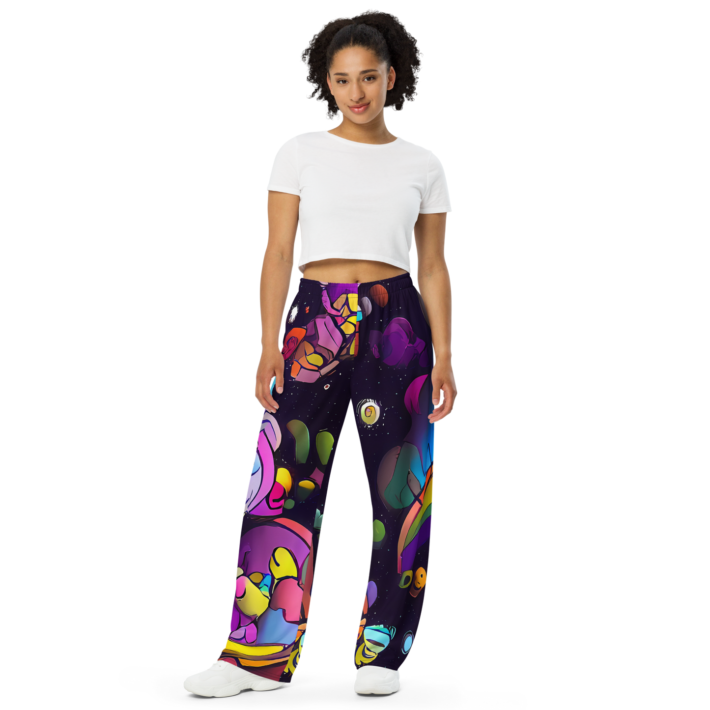 Wide-Leg Pants - Galactic Playground