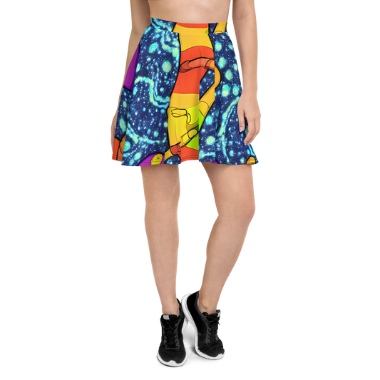 Skater Skirt - Cosmic Siblings