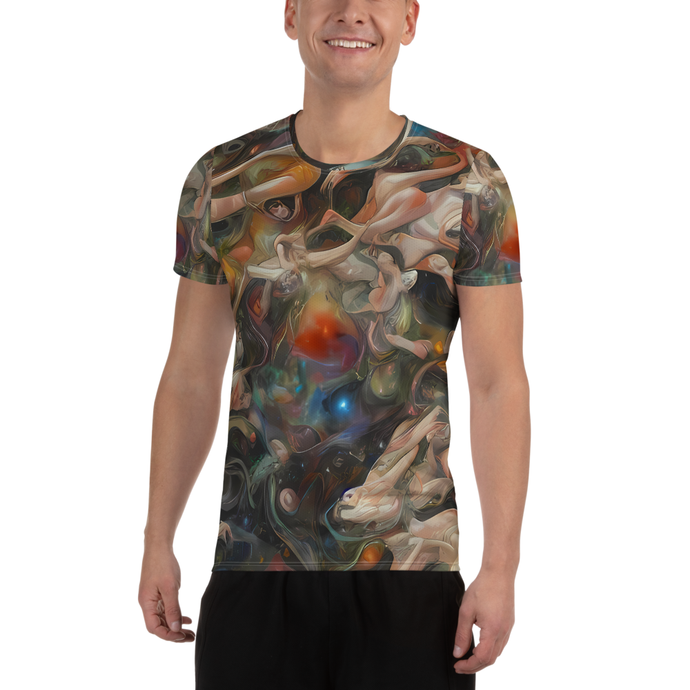 Men's Athletic T-Shirt - Copper Swirl