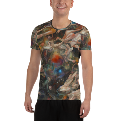 Men's Athletic T-Shirt - Copper Swirl