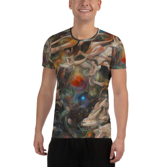 Men's Athletic T-Shirt - Copper Swirl