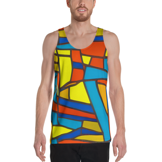 Men's Tank Top - Mondrian Mesh