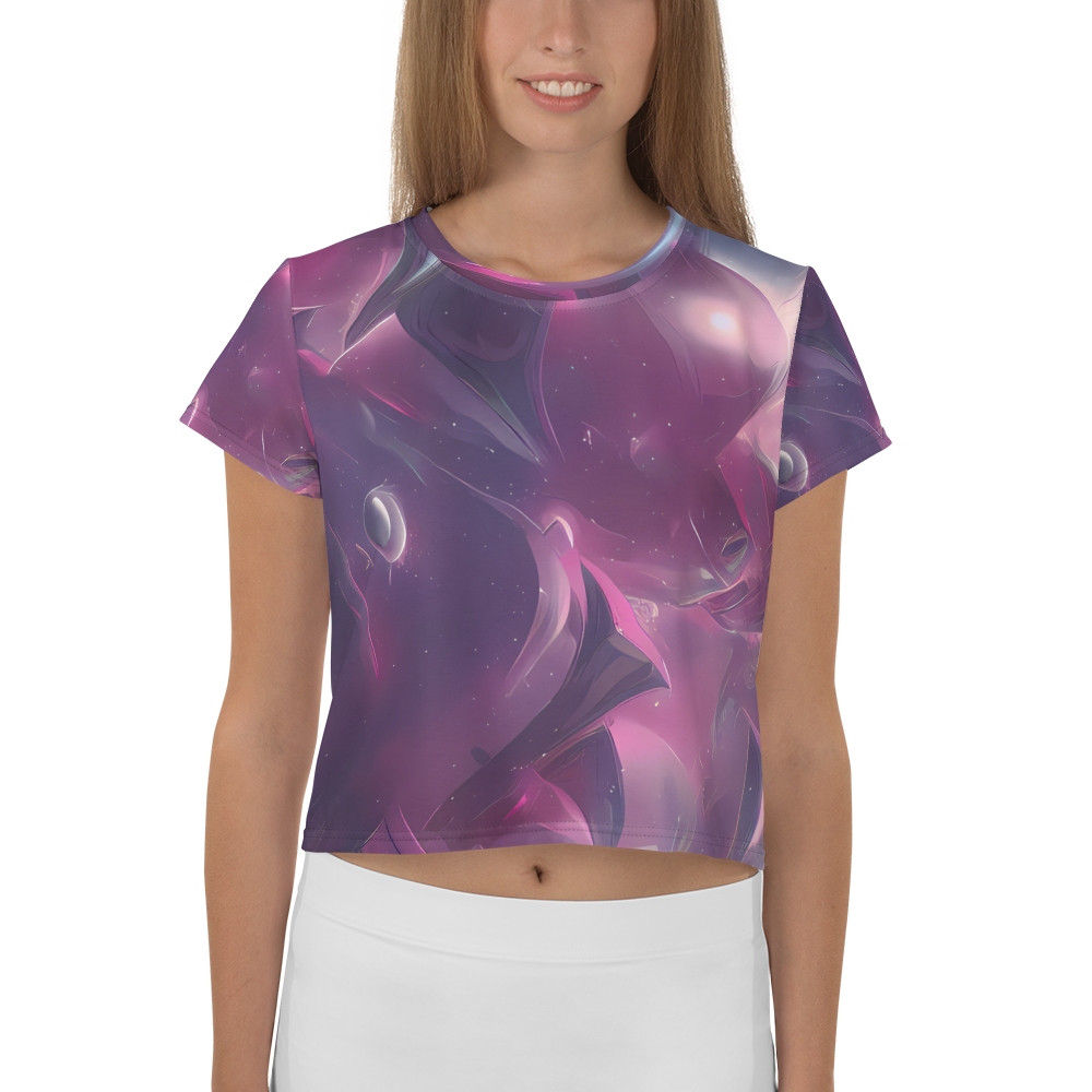 Women's Crop Tee - Vertex Visions