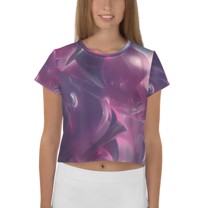 Women's Crop Tee - Vertex Visions