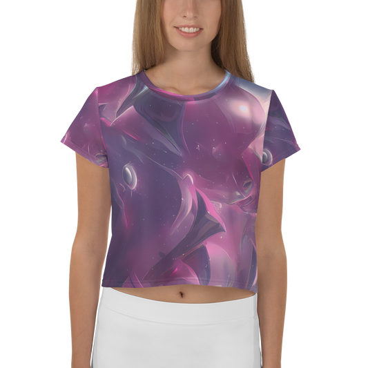 Women's Crop Tee - Vertex Visions