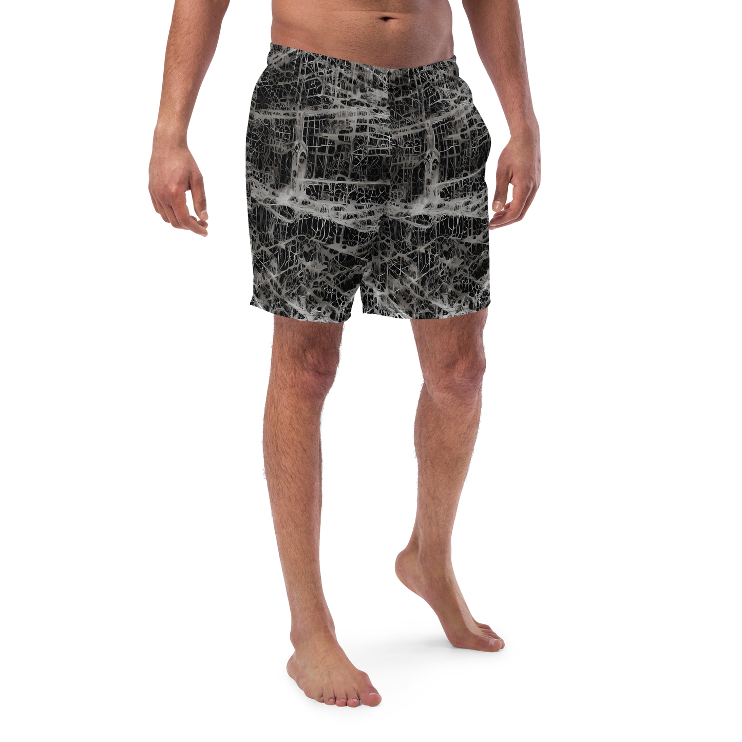 Swim Trunks - Monochrome Mesh