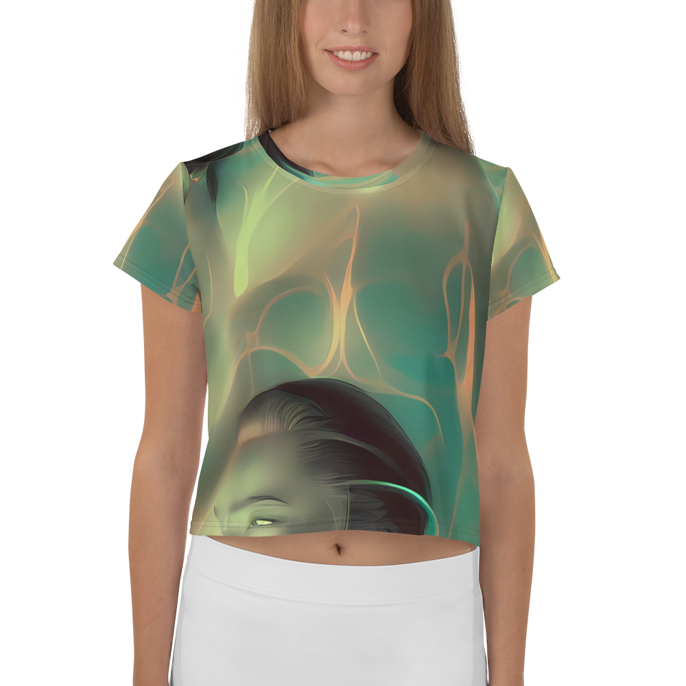 Women's Crop Tee - Spectral Whisper