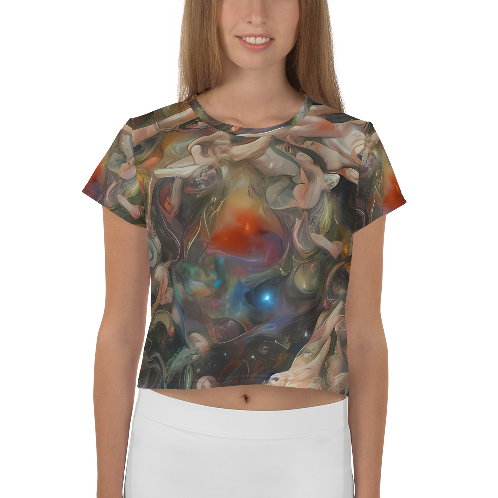 Women's Crop Tee - Copper Swirl