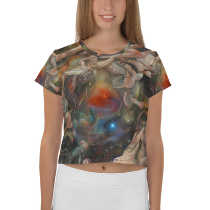 Women's Crop Tee - Copper Swirl