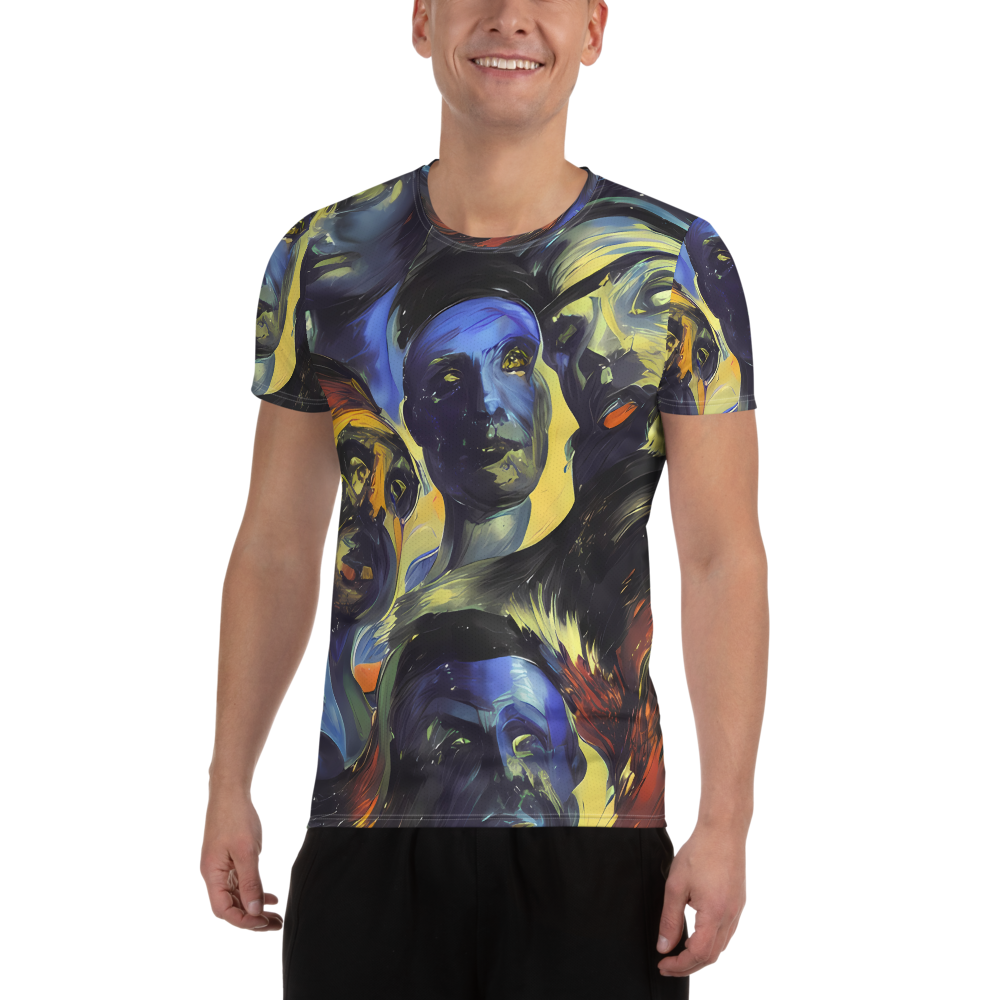 Men's Athletic T-Shirt - Cosmic Visages