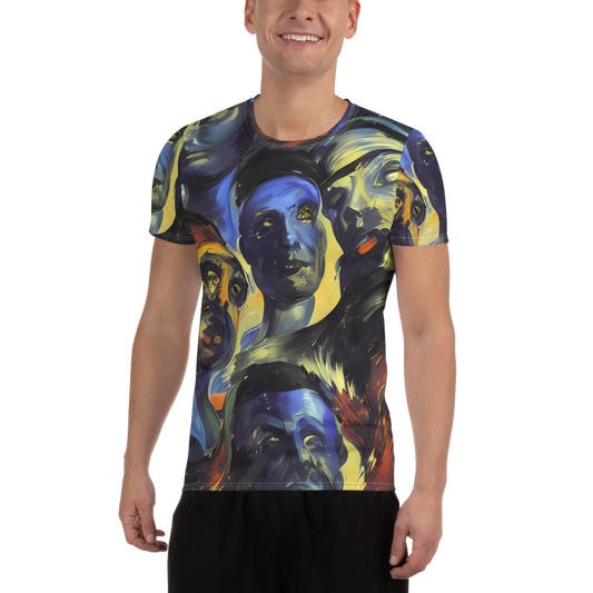 Men's Athletic T-Shirt - Cosmic Visages