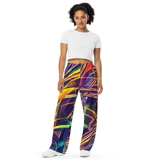 Wide-Leg Pants - Vector Rhapsody