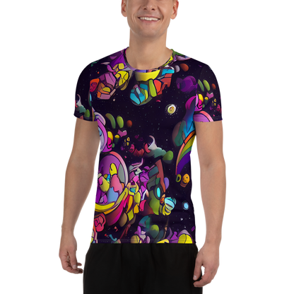 Men's Athletic T-Shirt - Galactic Playground