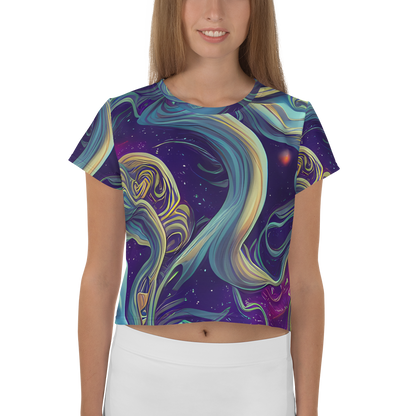 Women's Crop Tee - Stellar Waves