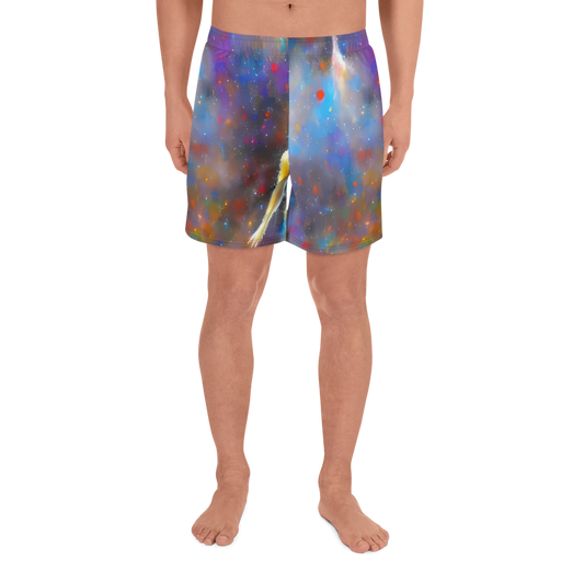 Men's Athletic Shorts - Impressionist Drift