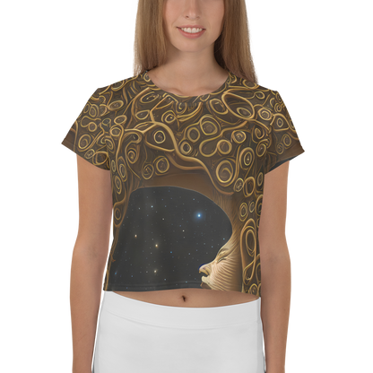 Women's Crop Tee - Ethereal Coils