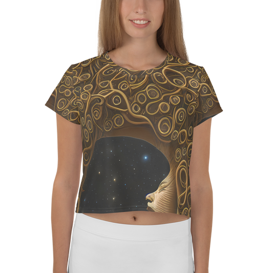 Women's Crop Tee - Ethereal Coils