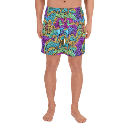 Men's Athletic Shorts - Intergalactic Graffiti