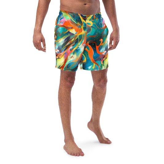 Swim Trunks - Cecily’S Swirl