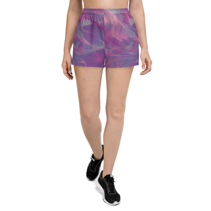 Women’s Athletic Shorts - Dreamscape Swirl