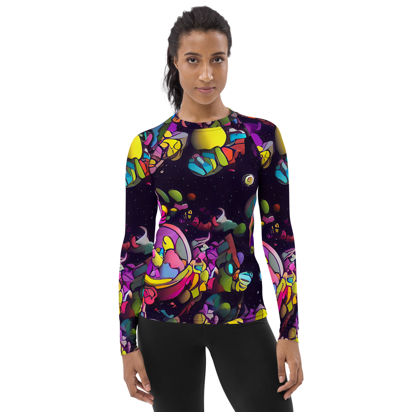 Women's Rash Guard - Galactic Playground