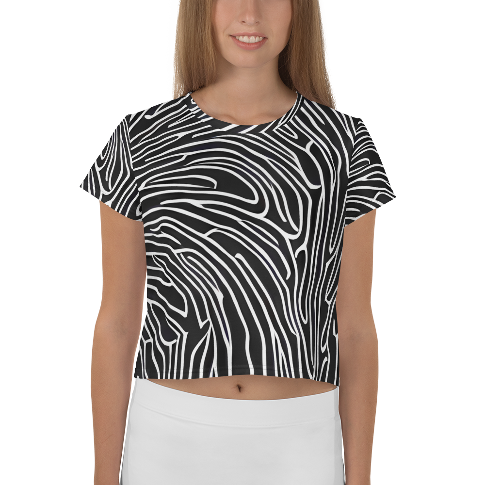 Women's Crop Tee - Acconci Waves