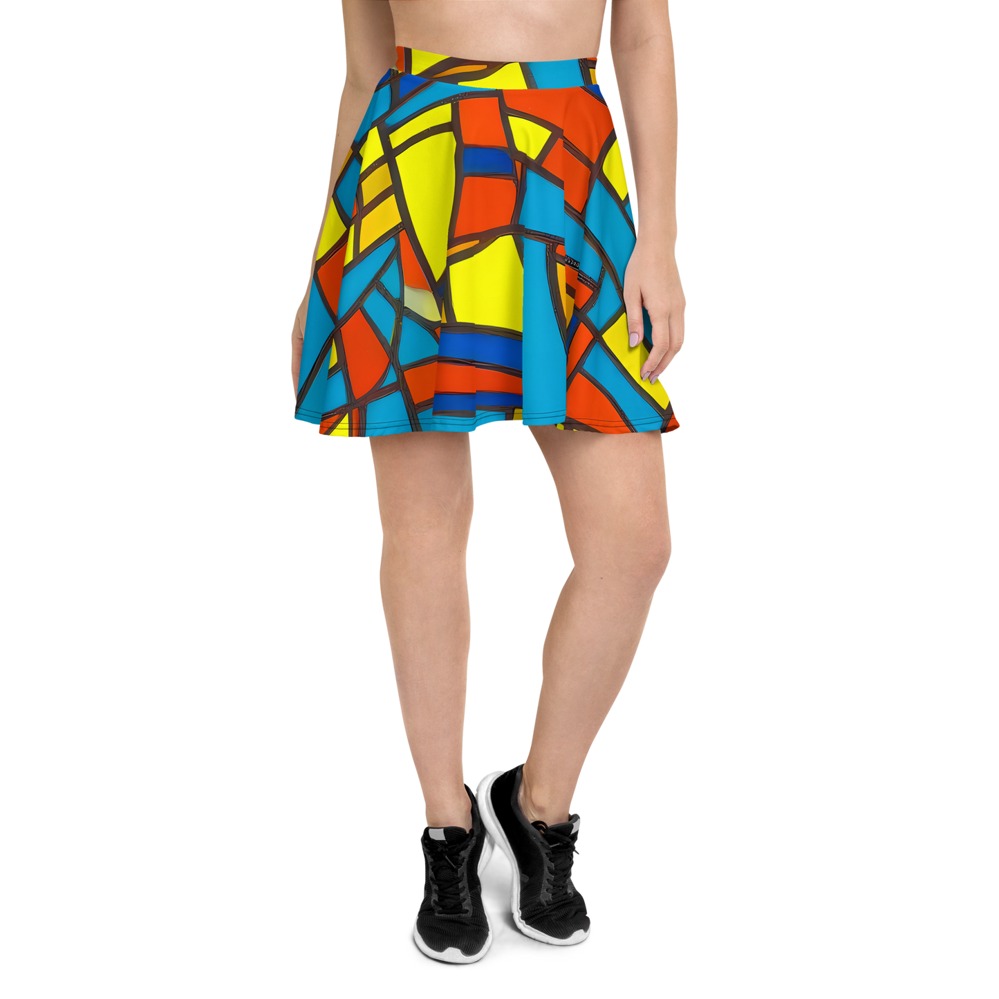 Skater Skirt - Mondrian Mesh