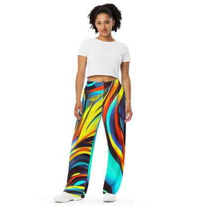 Wide-Leg Pants - Cyber Surge