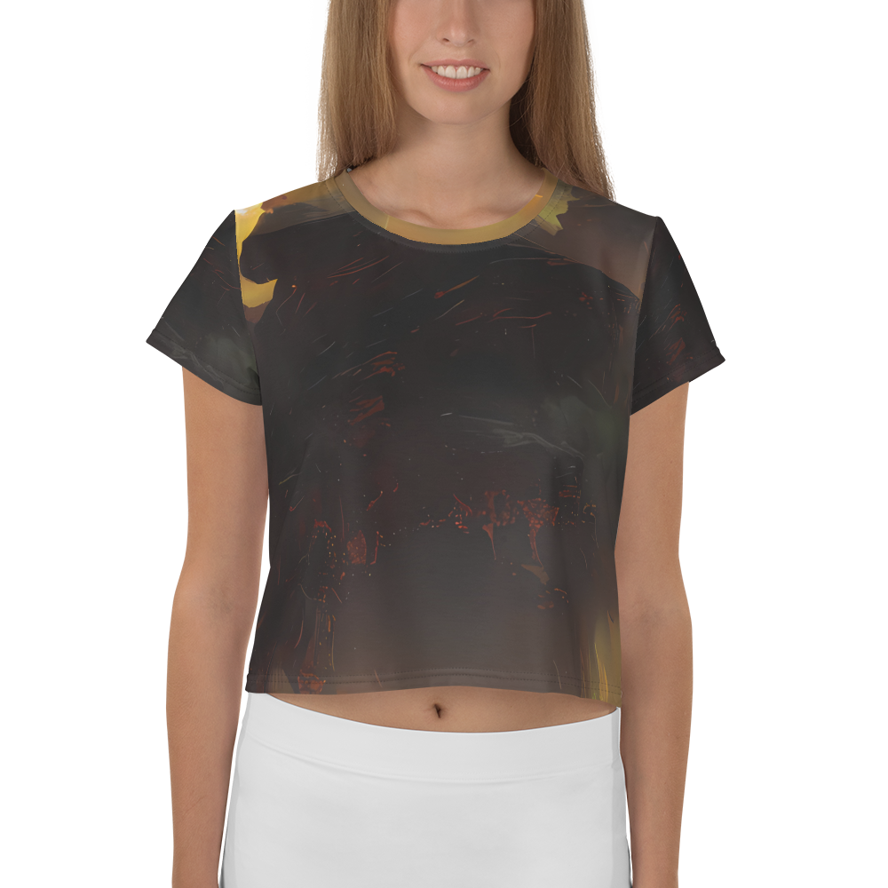 Women's Crop Tee - Solar Torrent