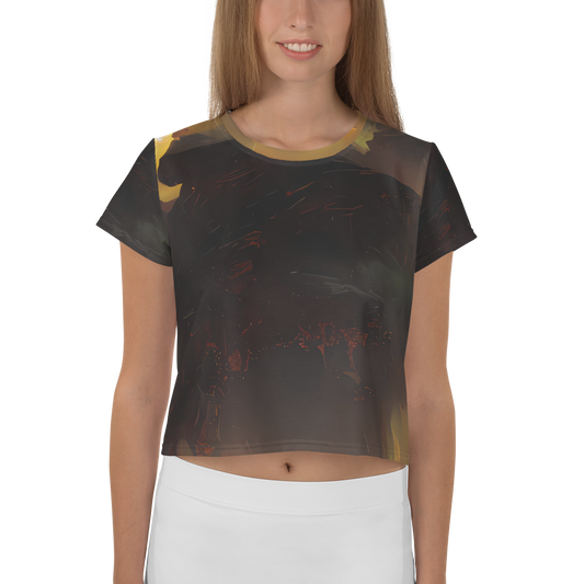 Women's Crop Tee - Solar Torrent