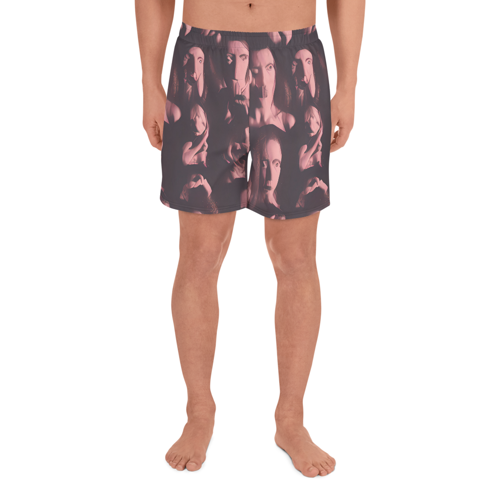 Men's Athletic Shorts - Portrait Whispers