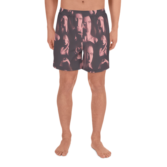 Men's Athletic Shorts - Portrait Whispers